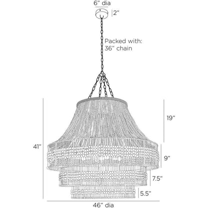 Arteriors Home Tulane Large Chandelier