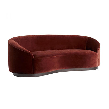 Arteriors Home Turner Small Sofa Paprika Velvet