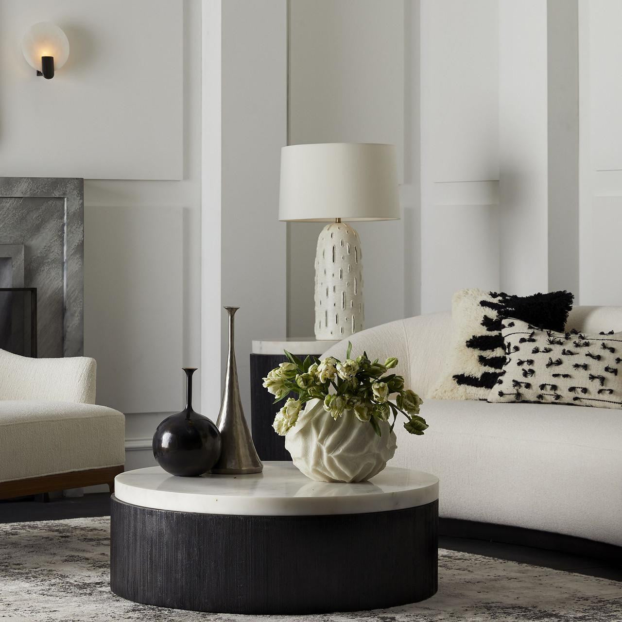 Arteriors Home Turner Sofa Cloud Boucle detail