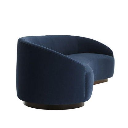 Arteriors Home Turner Sofa Indigo Velvet detail