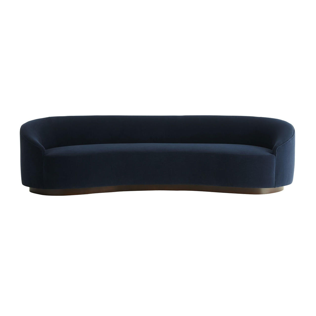 Arteriors Home Turner Sofa Indigo Velvet