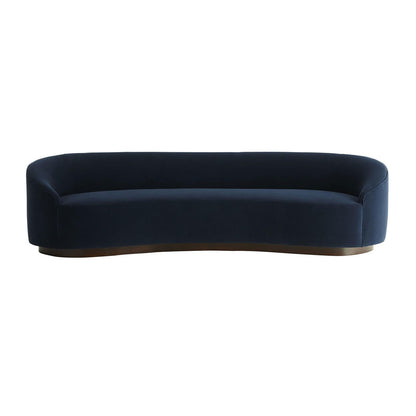 Arteriors Home Turner Sofa Indigo Velvet