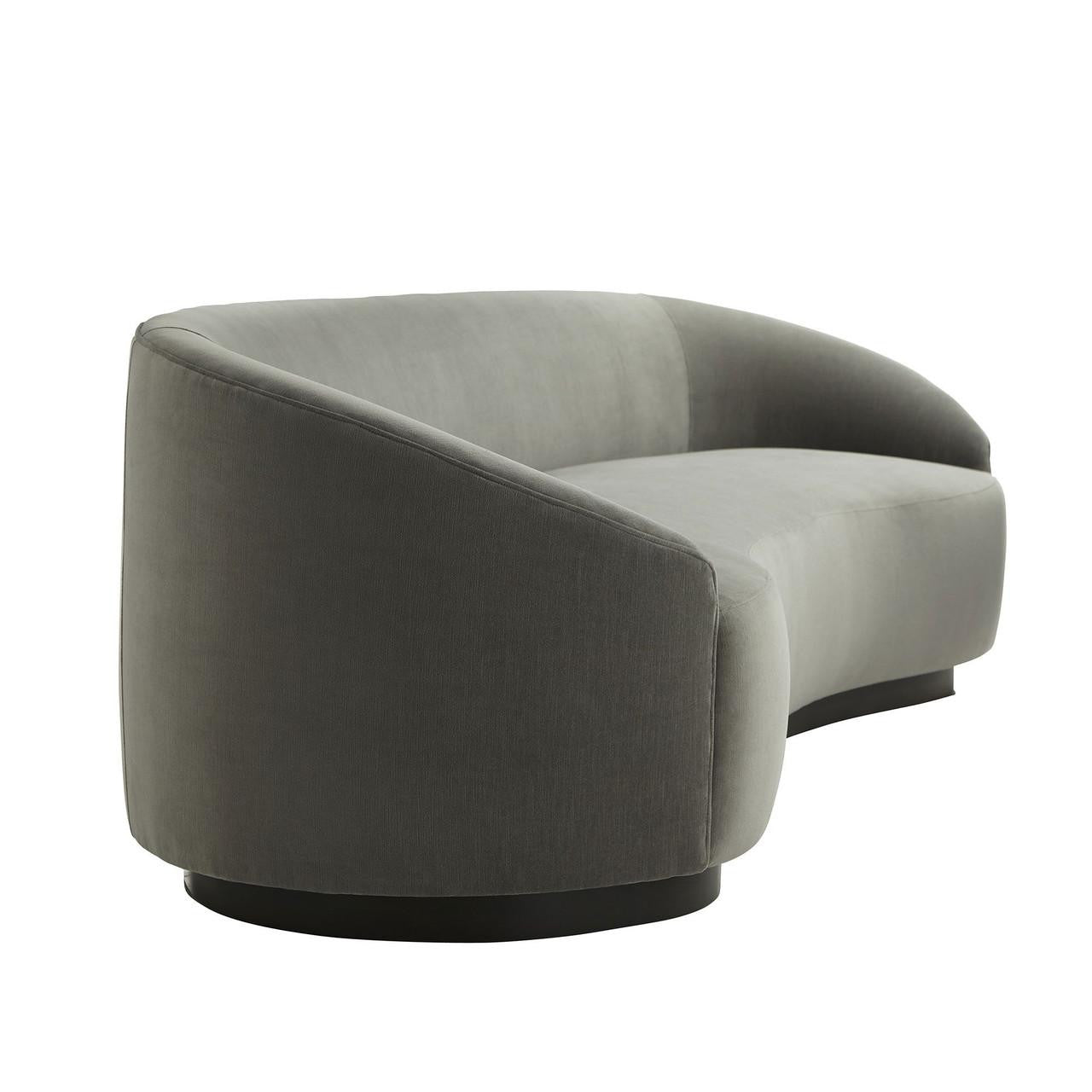 Arteriors Home Turner Sofa Sharkskin Velvet detail