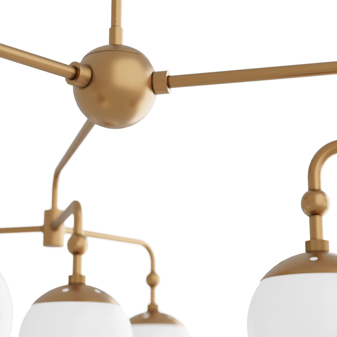 Arteriors Home Utica Chandelier Antique Brass