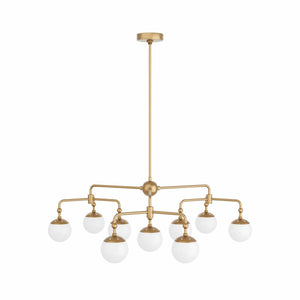 Arteriors Home Utica Chandelier Antique Brass