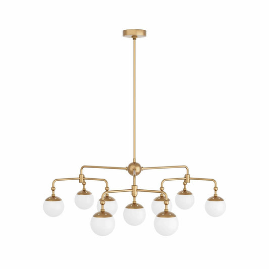 Arteriors Home Utica Chandelier Antique Brass