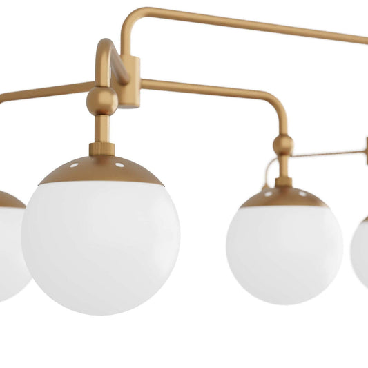 Arteriors Home Utica Chandelier Antique Brass