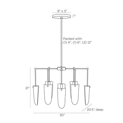 Arteriors Home Valeria Chandelier