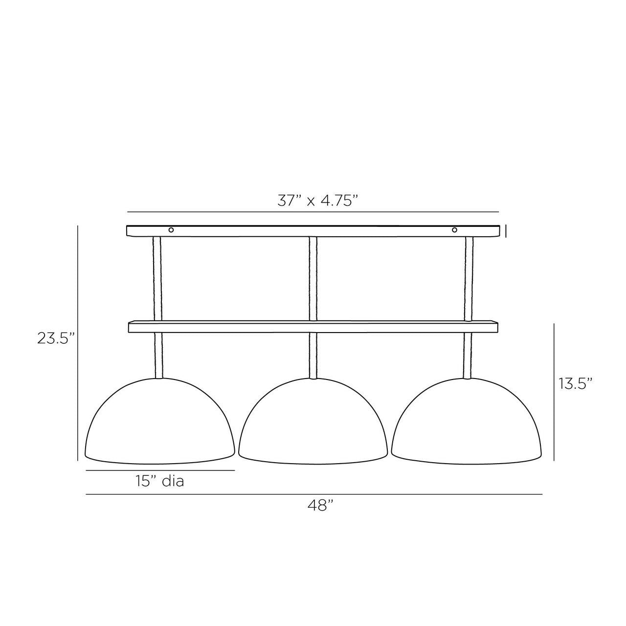 Arteriors Home Vega Fixed Chandelier