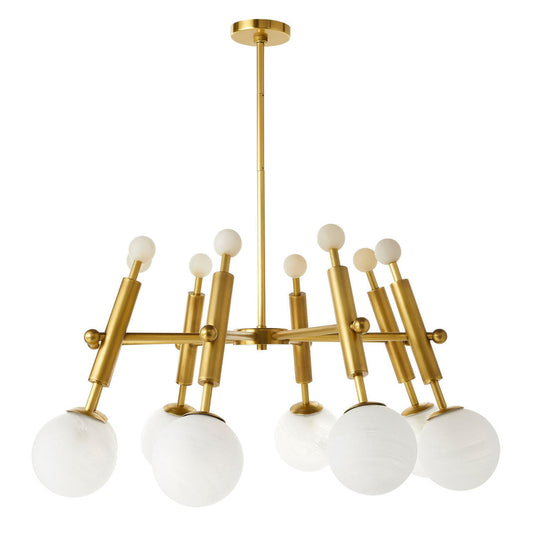 Arteriors Home Verona Chandelier Antique Brass