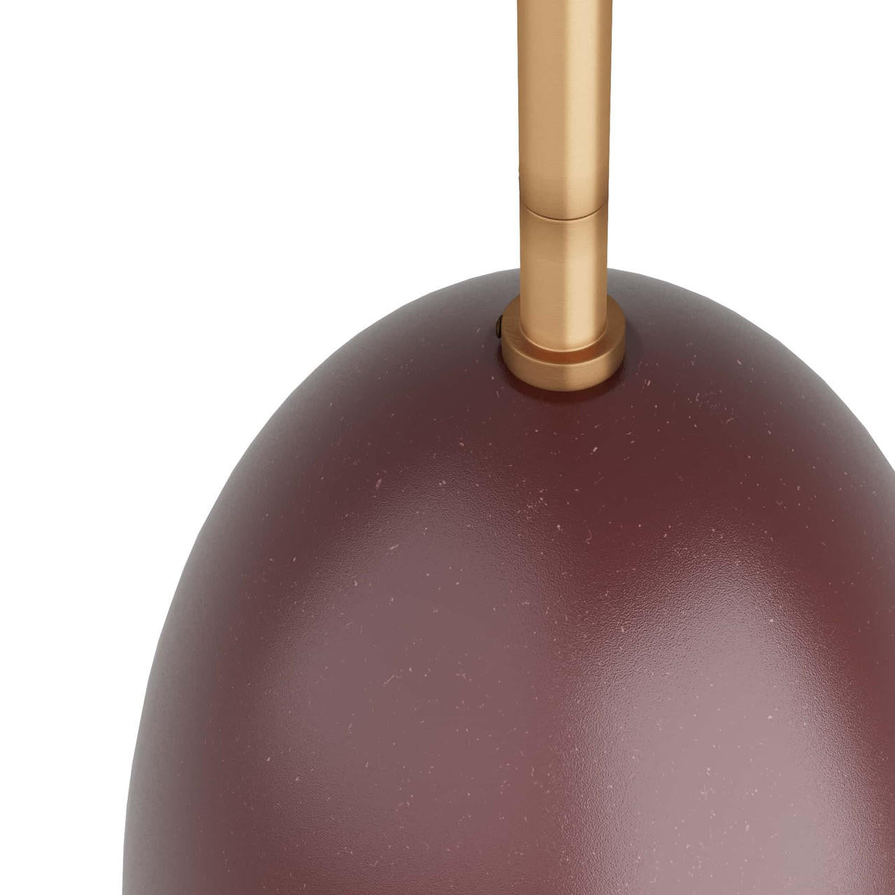 Arteriors Home Wade Flush Mount Oxblood