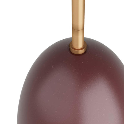 Arteriors Home Wade Flush Mount Oxblood