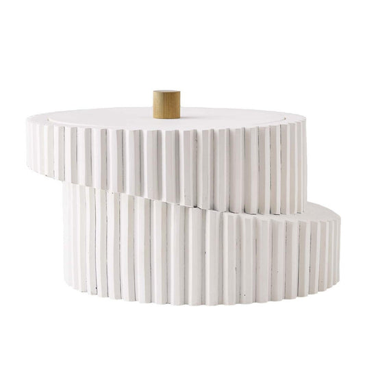 Arteriors Home Whittaker Short Container Ivory