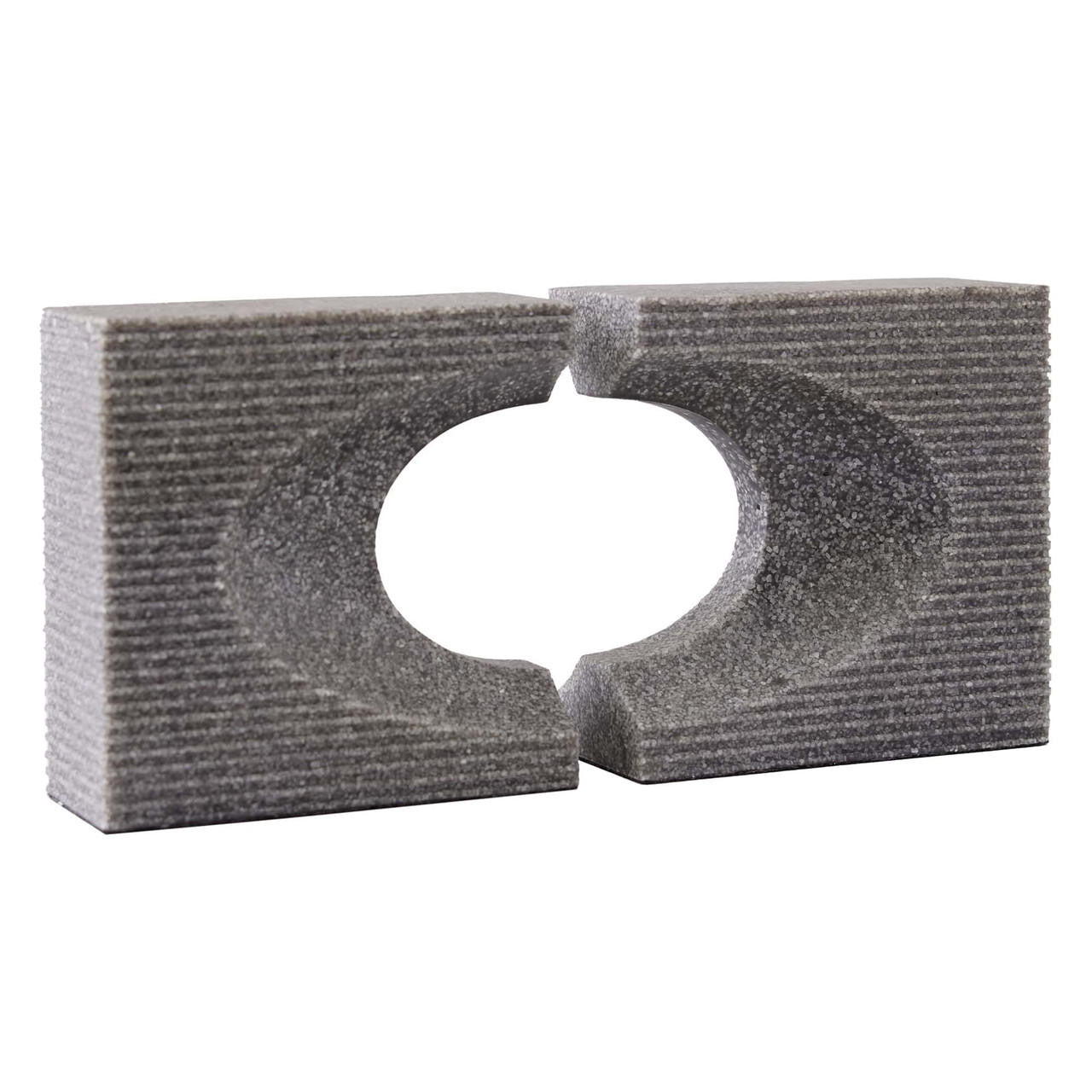 Arteriors Home Wolcott Bookends, Set of 2 Graphite