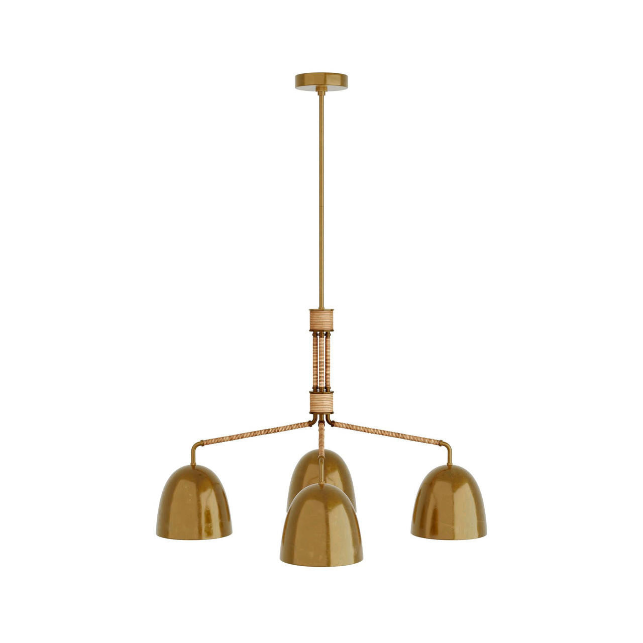 Arteriors Home Worth Chandelier Vintage Brass