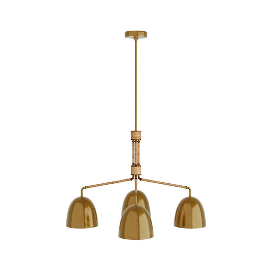 Arteriors Home Worth Chandelier Vintage Brass