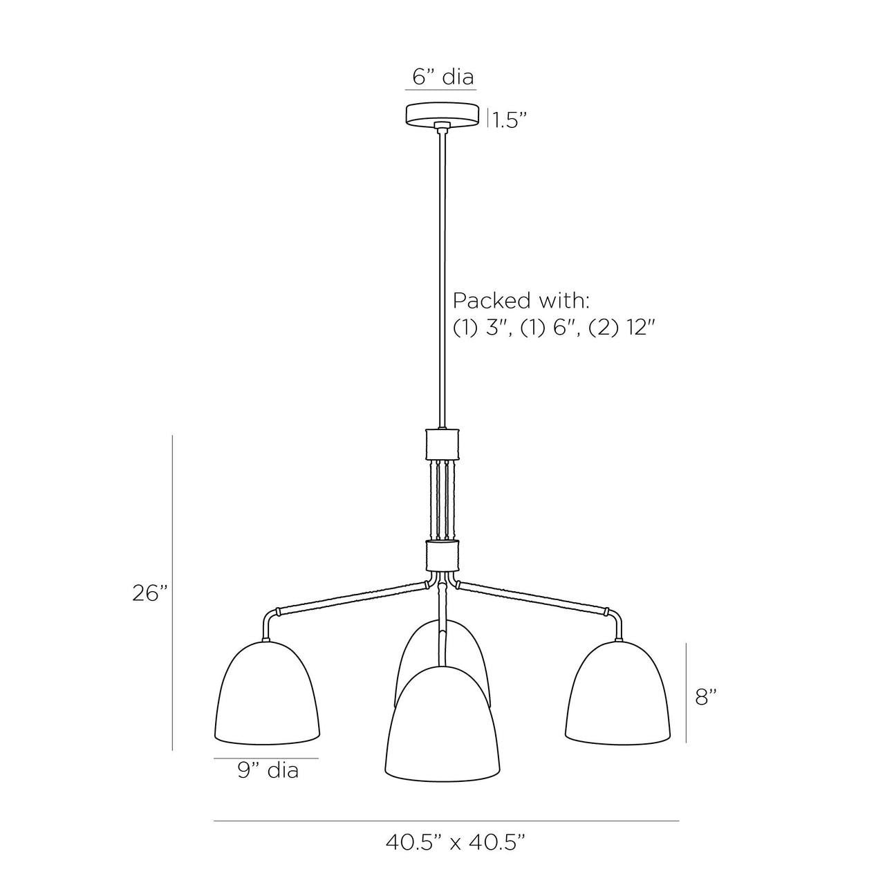 Arteriors Home Worth Chandelier