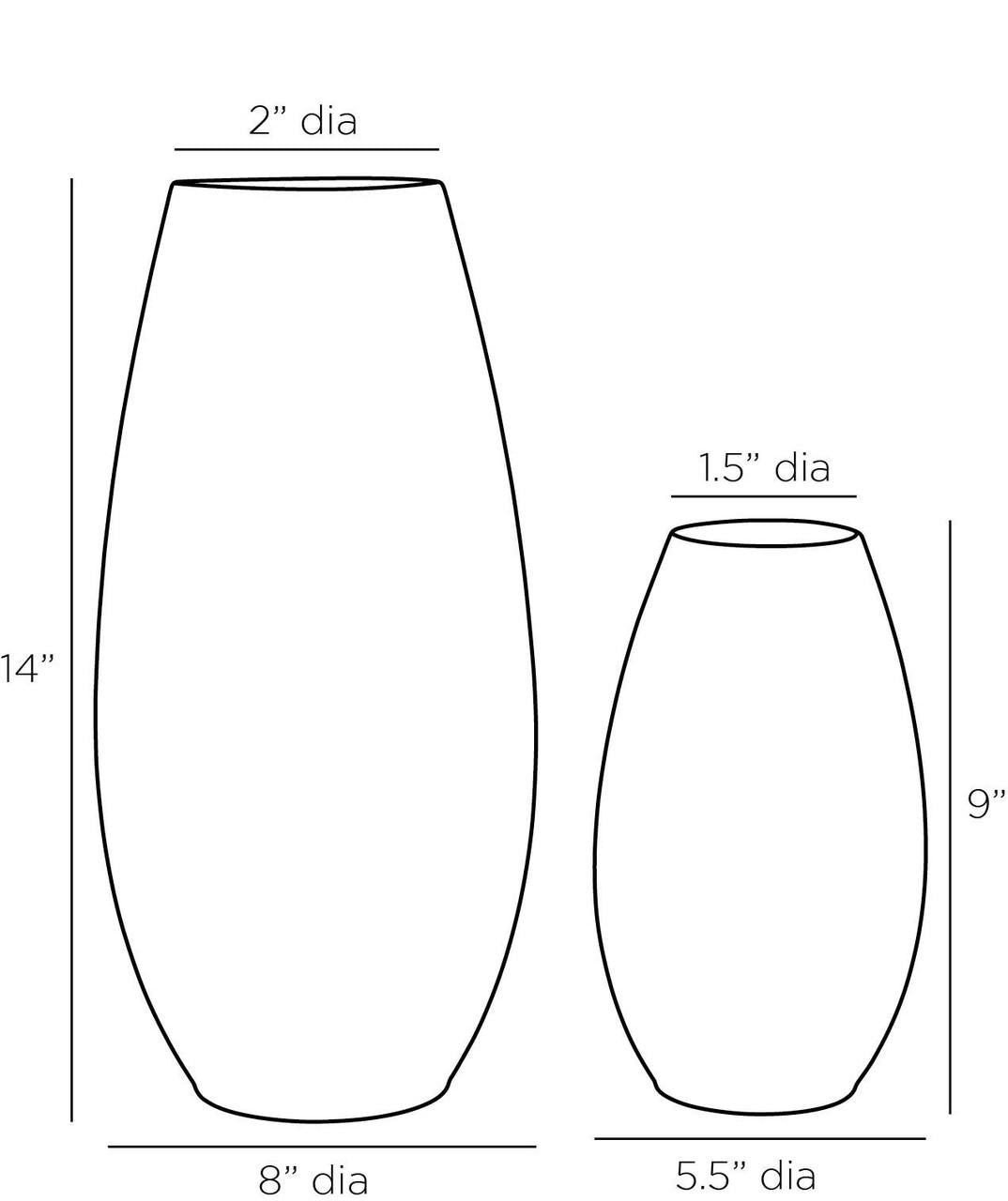 Arteriors Home Yancy Vases, Set of 2