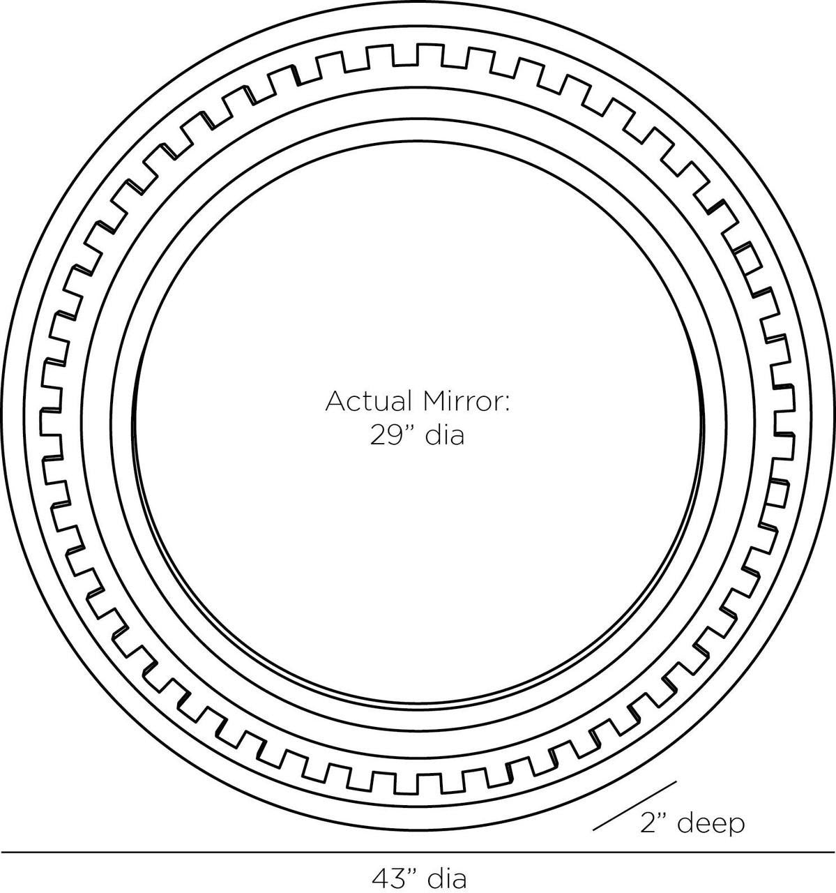 Arteriors Home Yaretzi Mirror
