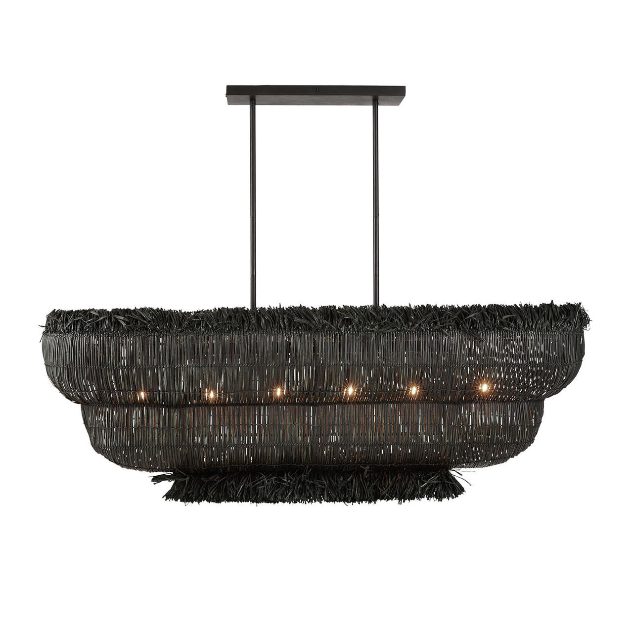 Arteriors Home Yessika Chandelier Dark Gray Stained