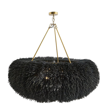 Arteriors Home Zaria Chandelier Black Stained