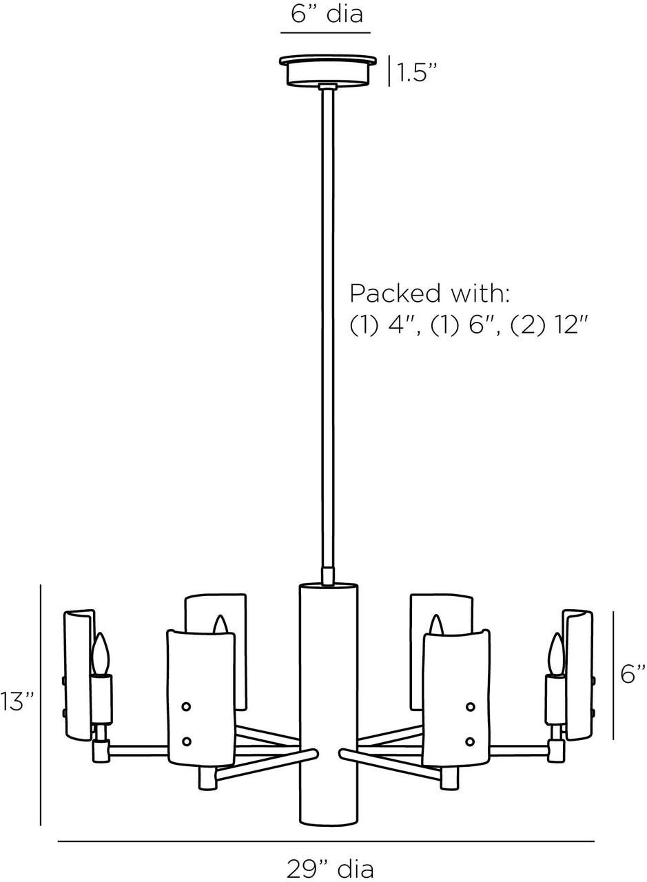 Arteriors Home Zeki Chandelier
