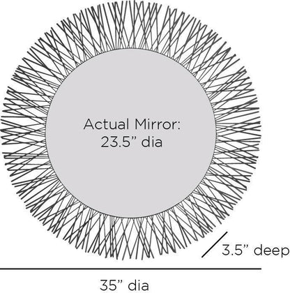 Arteriors Home Ziggy Mirror