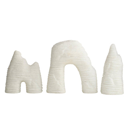 Arteriors Home Isla Sculptures, Set of 3 Ivory