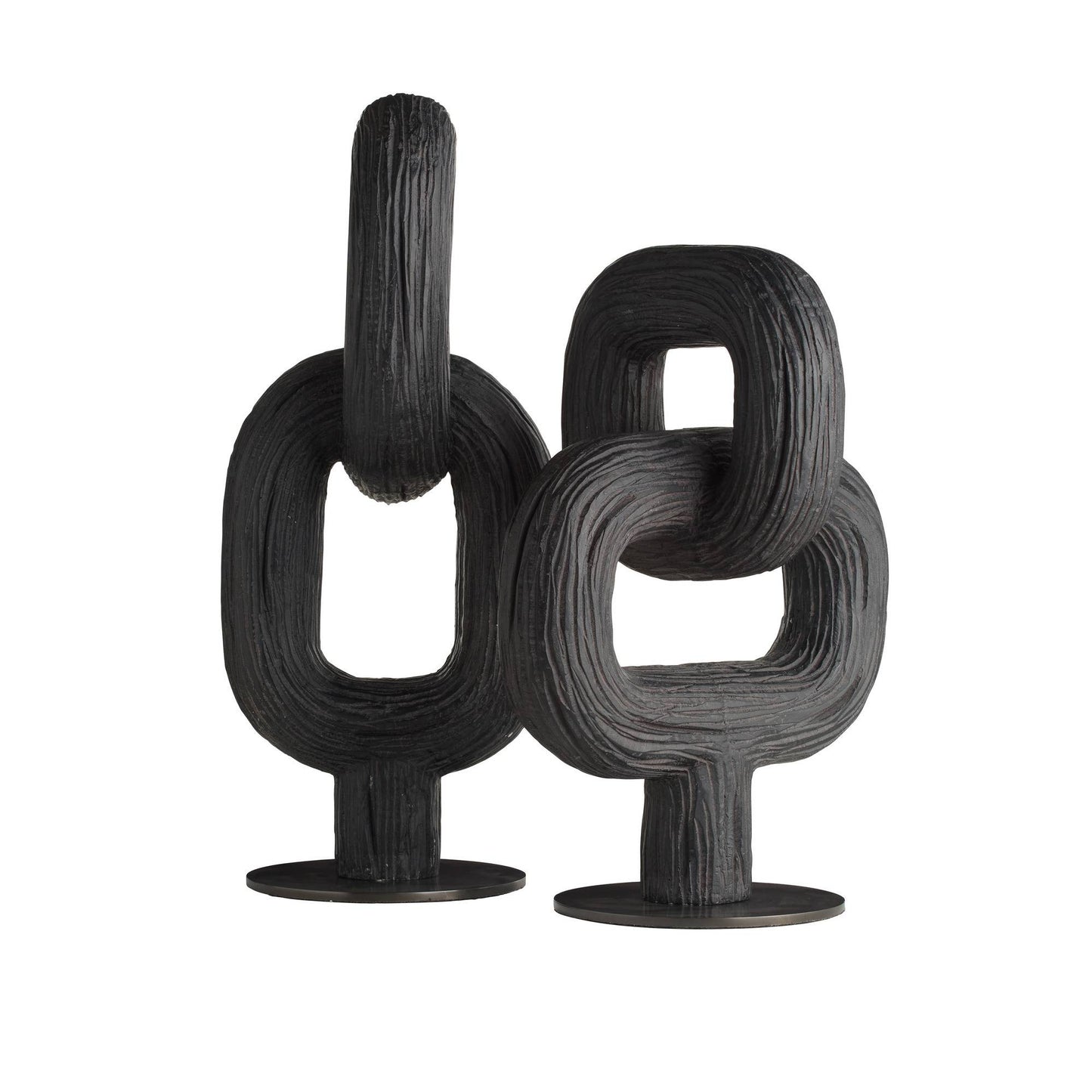 Arteriors Home Merritt Sculptures, Set of 2 Ebony