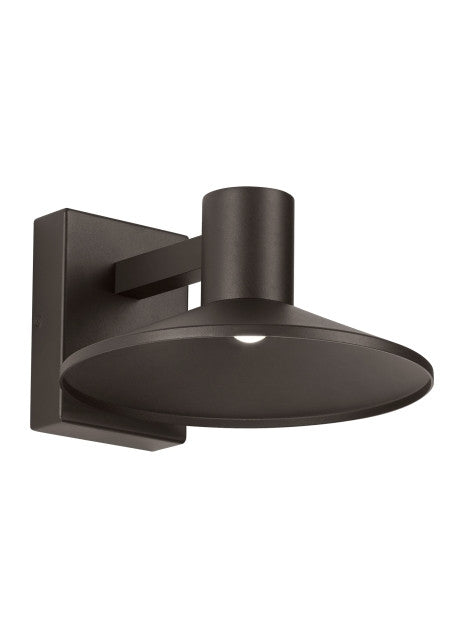 Visual Comfort Modern Ash Outdoor Wall Sconce Bronze