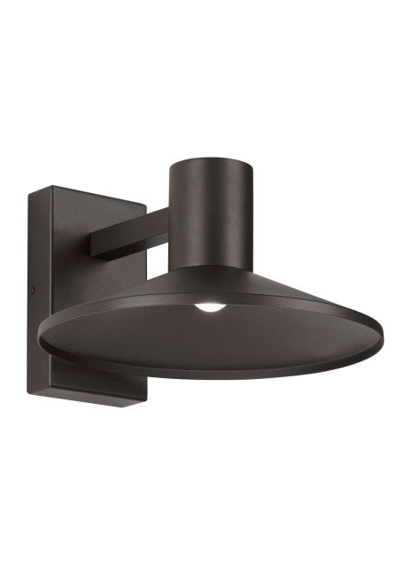 Visual Comfort Modern Ash Outdoor Wall Sconce Bronze