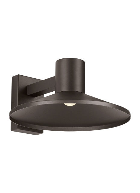 Visual Comfort Modern Ash Outdoor Wall Sconce Bronze