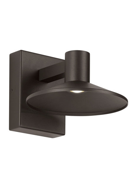 Visual Comfort Modern Ash Outdoor Wall Sconce Bronze