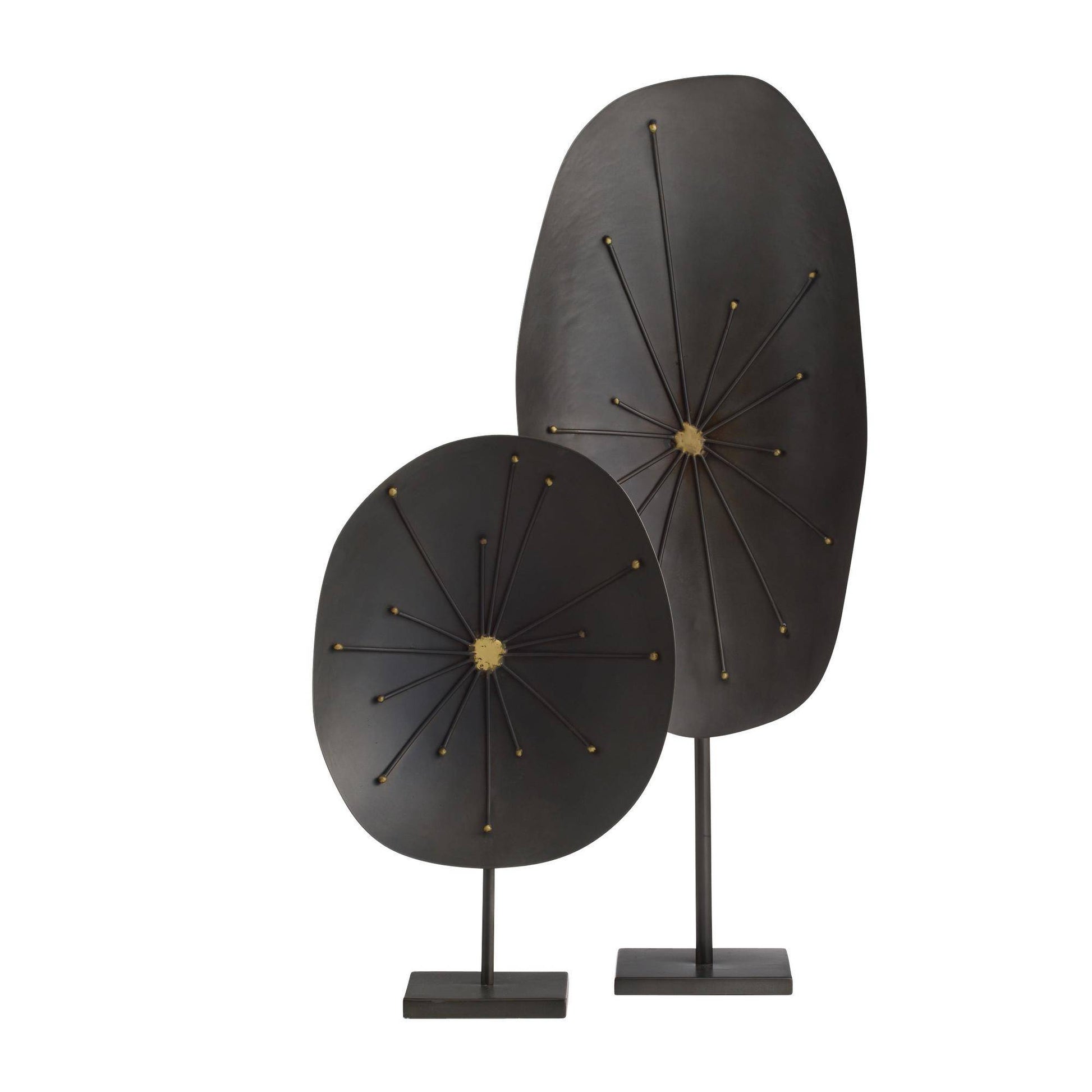 Arteriors Home Jura Sculptures, Set of 2 Natural Iron