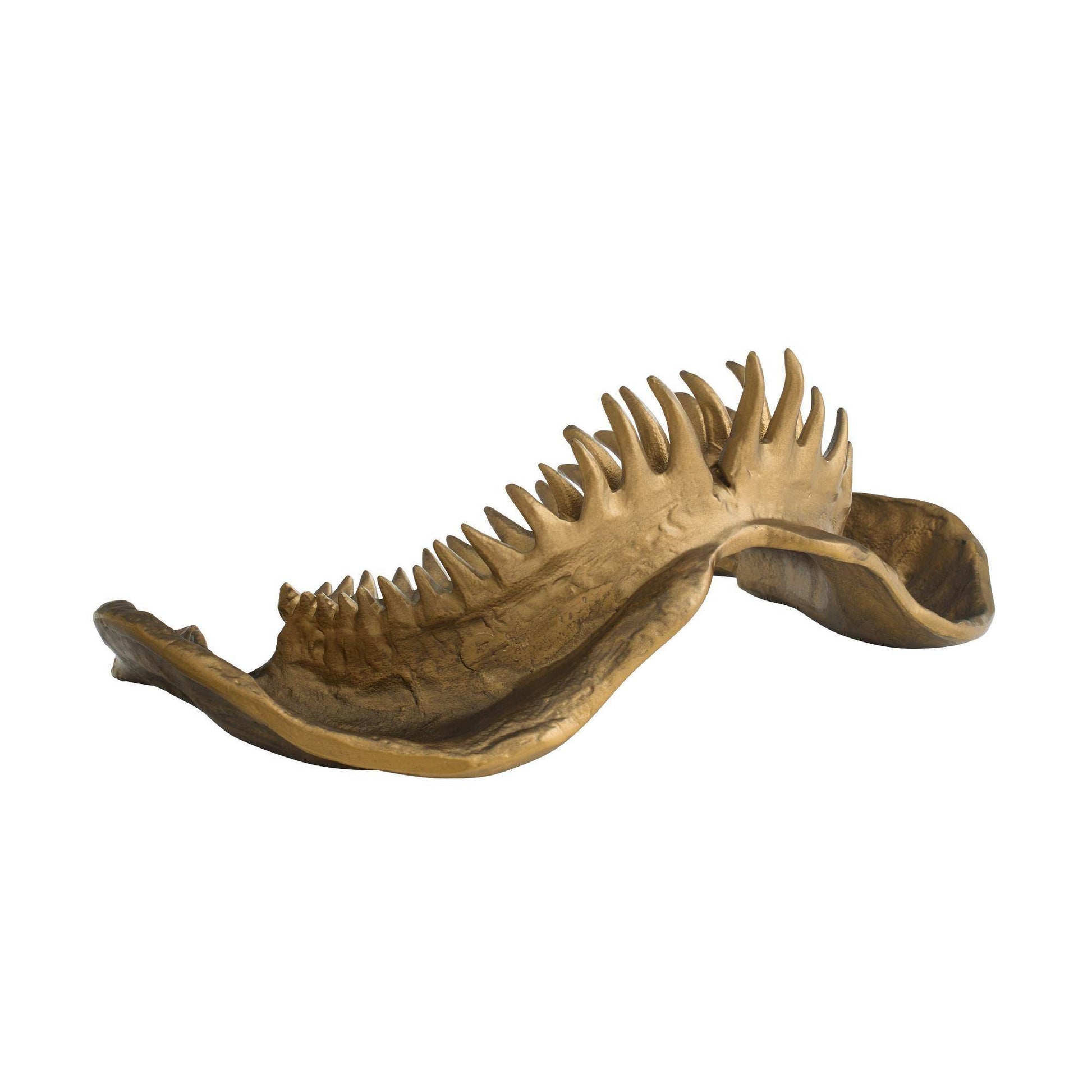Arteriors Home Mako Sculpture Antique Brass