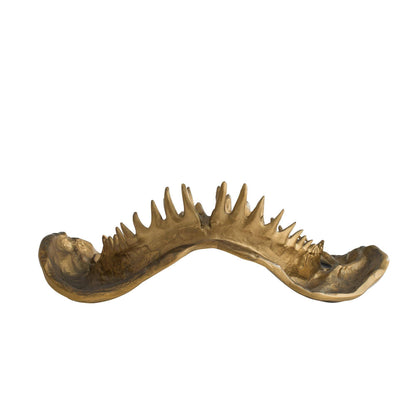 Arteriors Home Mako Sculpture Antique Brass