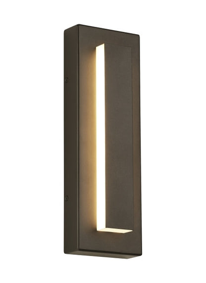 Visual Comfort Modern Aspen Outdoor Wall Sconce Black, Charcoal