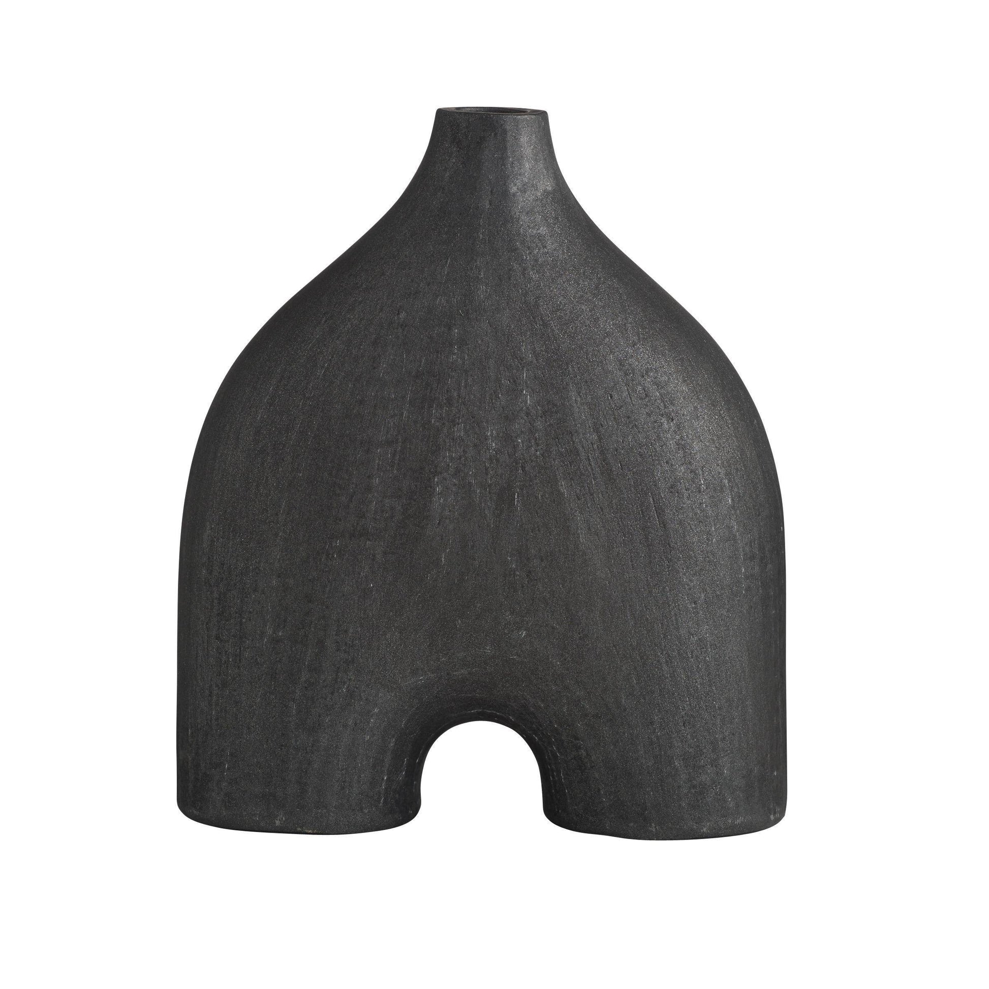 Arteriors Home Jeffrey Sculpture Matte Charcoal