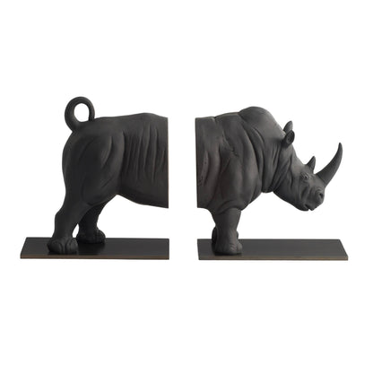 Arteriors Home Etosha Bookends, Set of 2 Charcoal