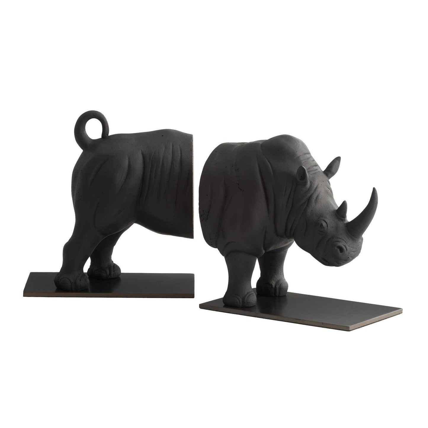 Arteriors Home Etosha Bookends, Set of 2 Charcoal