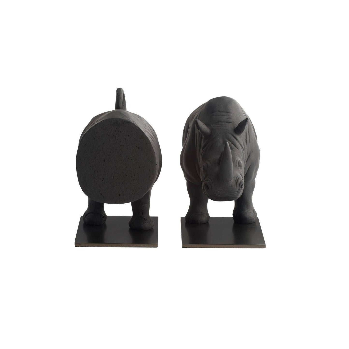 Arteriors Home Etosha Bookends, Set of 2 Charcoal