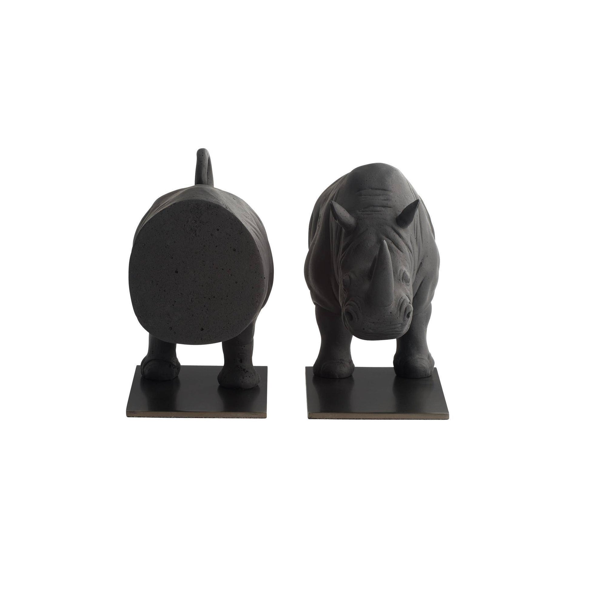 Arteriors Home Etosha Bookends, Set of 2 Charcoal