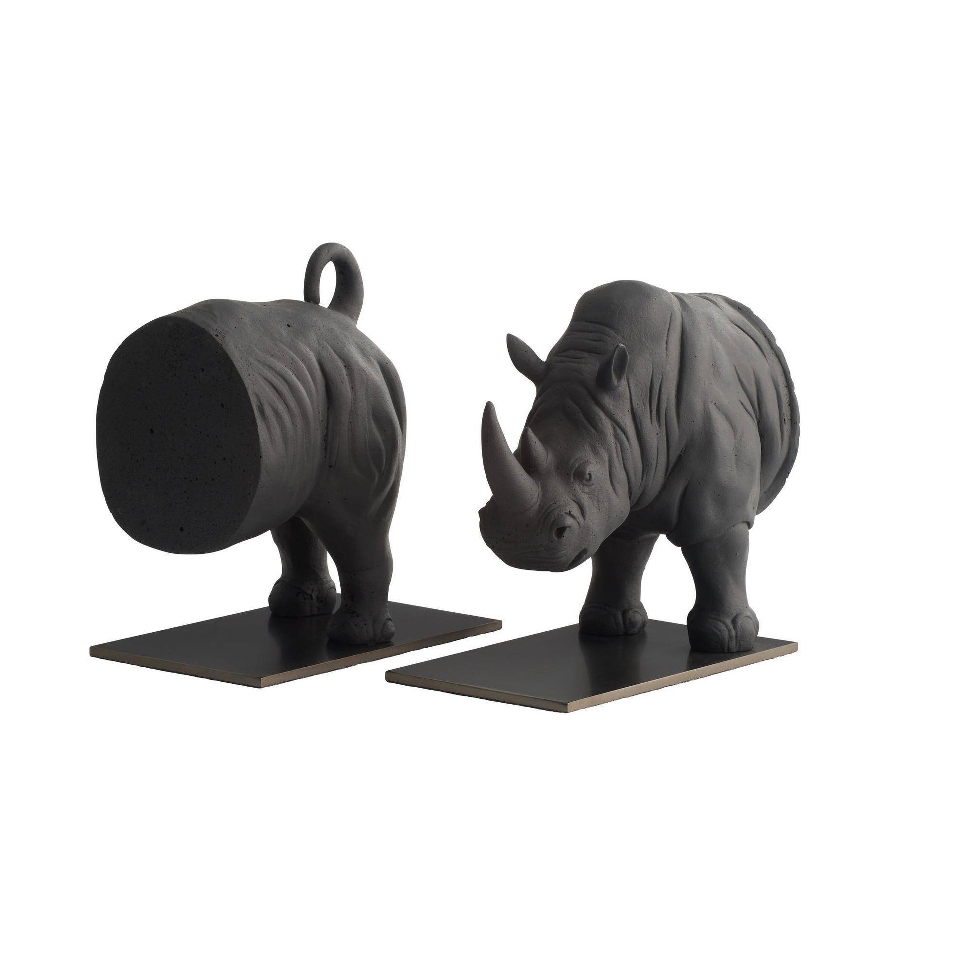 Arteriors Home Etosha Bookends, Set of 2 Charcoal
