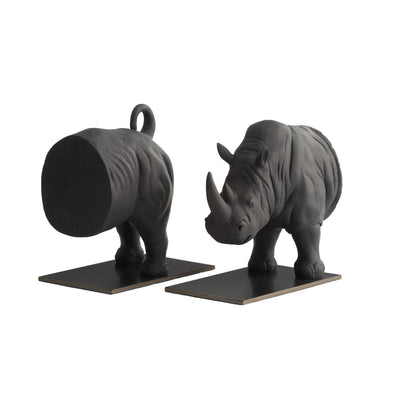 Arteriors Home Etosha Bookends, Set of 2 Charcoal
