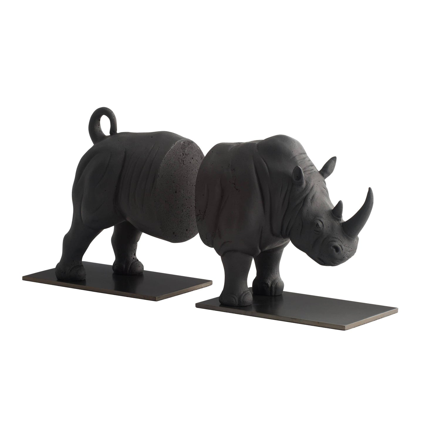 Arteriors Home Etosha Bookends, Set of 2 Charcoal