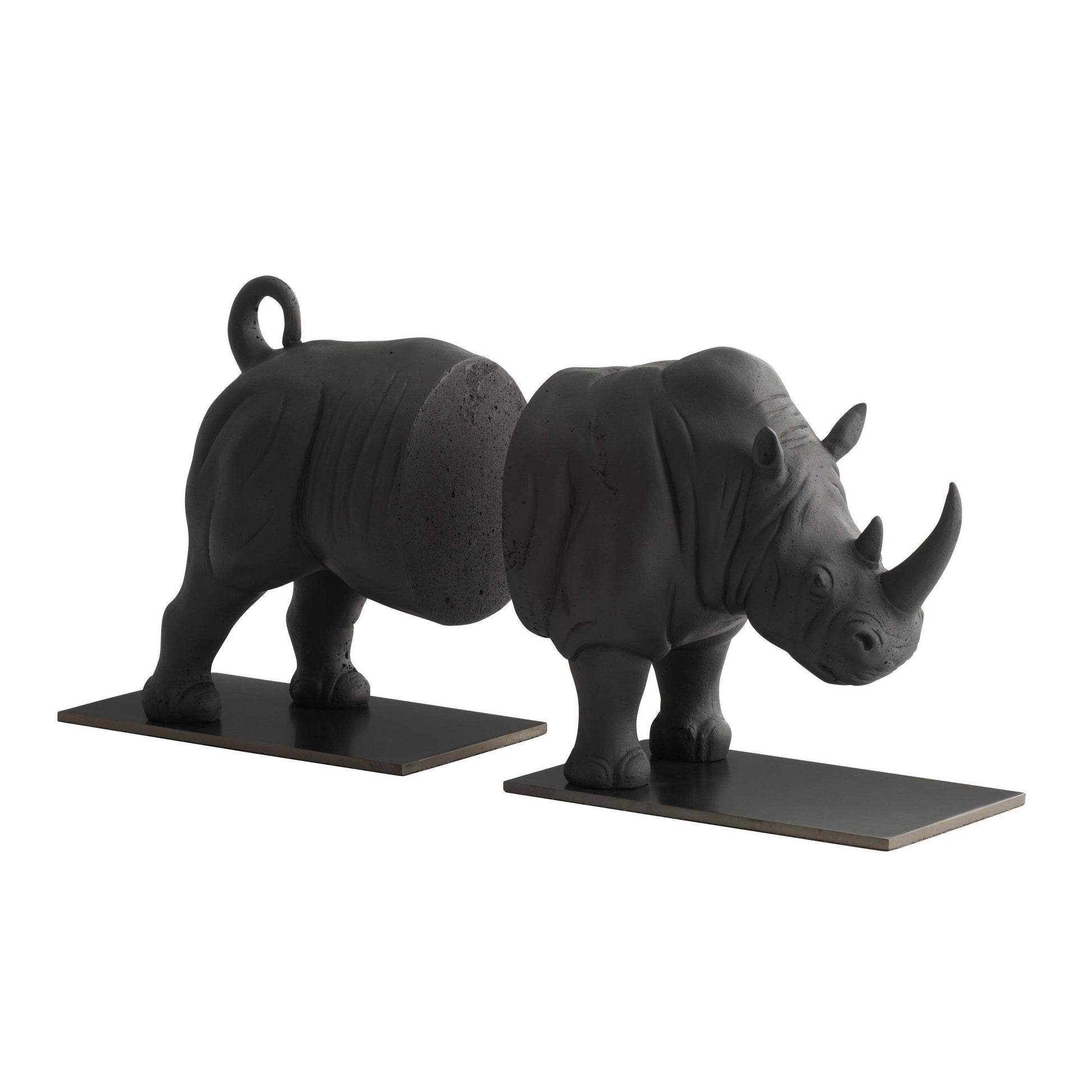 Arteriors Home Etosha Bookends, Set of 2 Charcoal