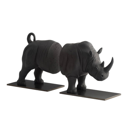 Arteriors Home Etosha Bookends, Set of 2 Charcoal