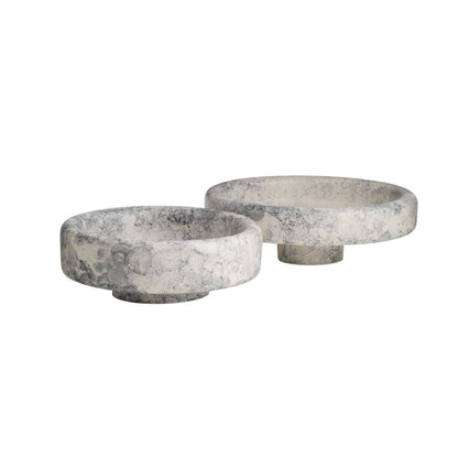 Arteriors Home Izzy Centerpieces, Set of 2 Thundercloud