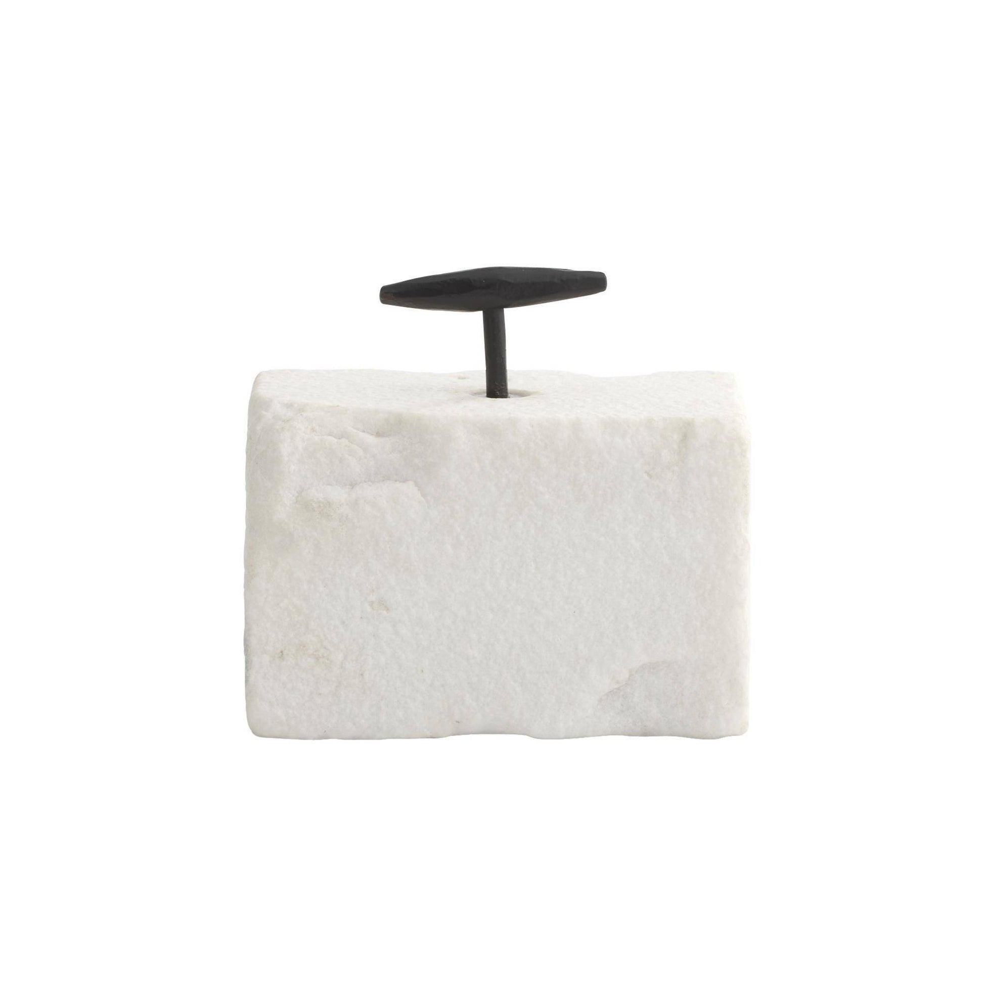 Arteriors Home Pedra Bookends, Set of 2 White