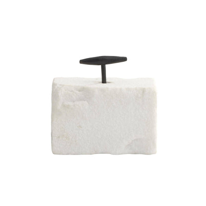 Arteriors Home Pedra Bookends, Set of 2 White